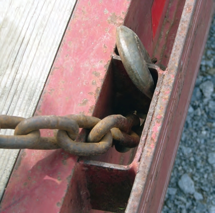 trailer loading chain