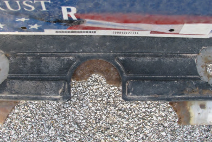 When a trailer is too heavy, it can pull the ball right off the bumper.