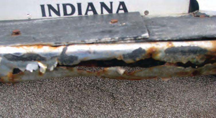 Pulling with a patched bumper is not advised.