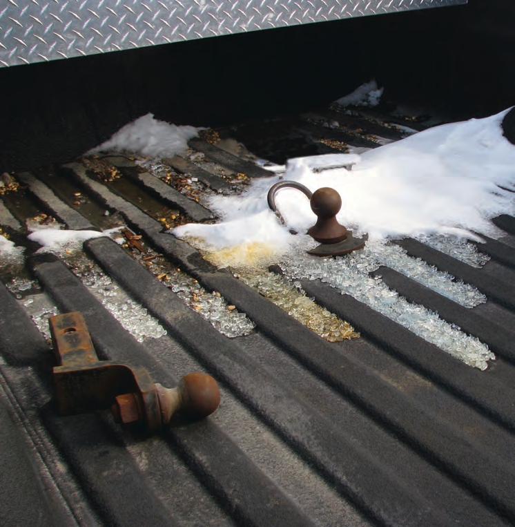 Leaving inserts in the truck bed causes three problems. First, they are exposed to the elements, which accelerates corrosion.