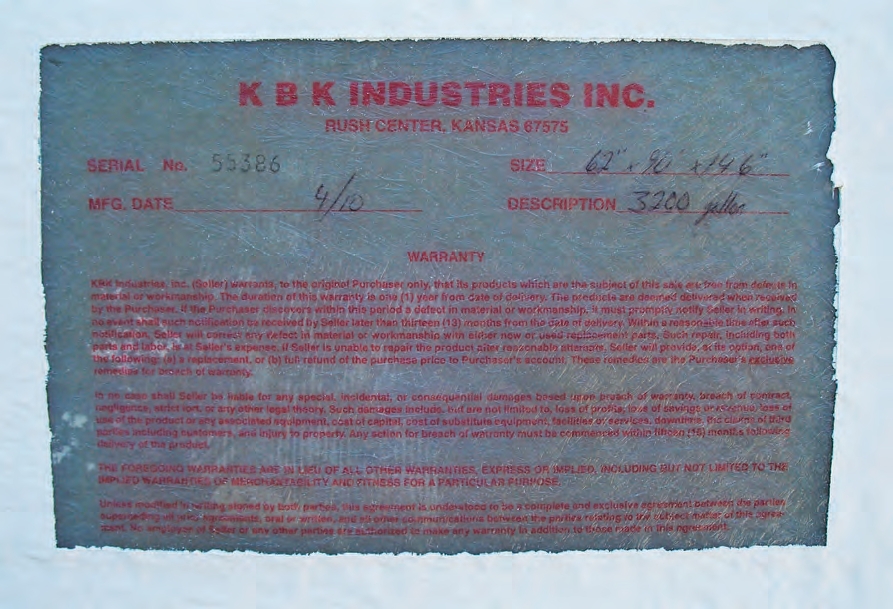 warranty information