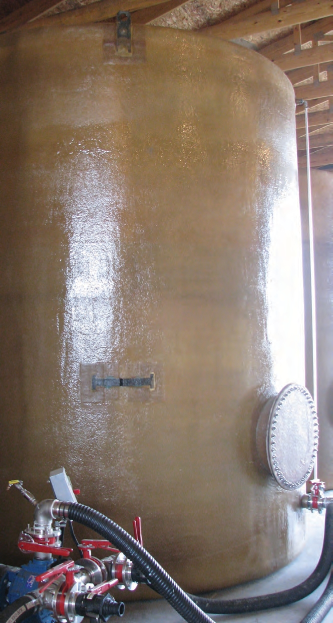 Fiberglass tank