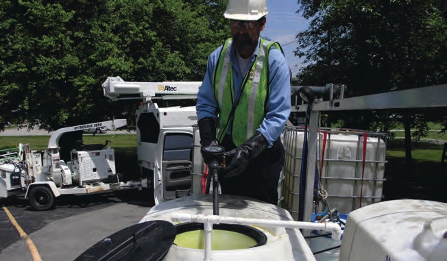 fiberglass containers used for application