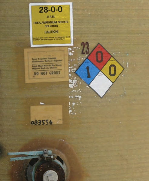 Know how much each tank weighs and make sure you have a forklift that can handle the weight.