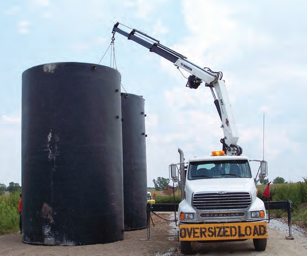 Unloading storage tanks
