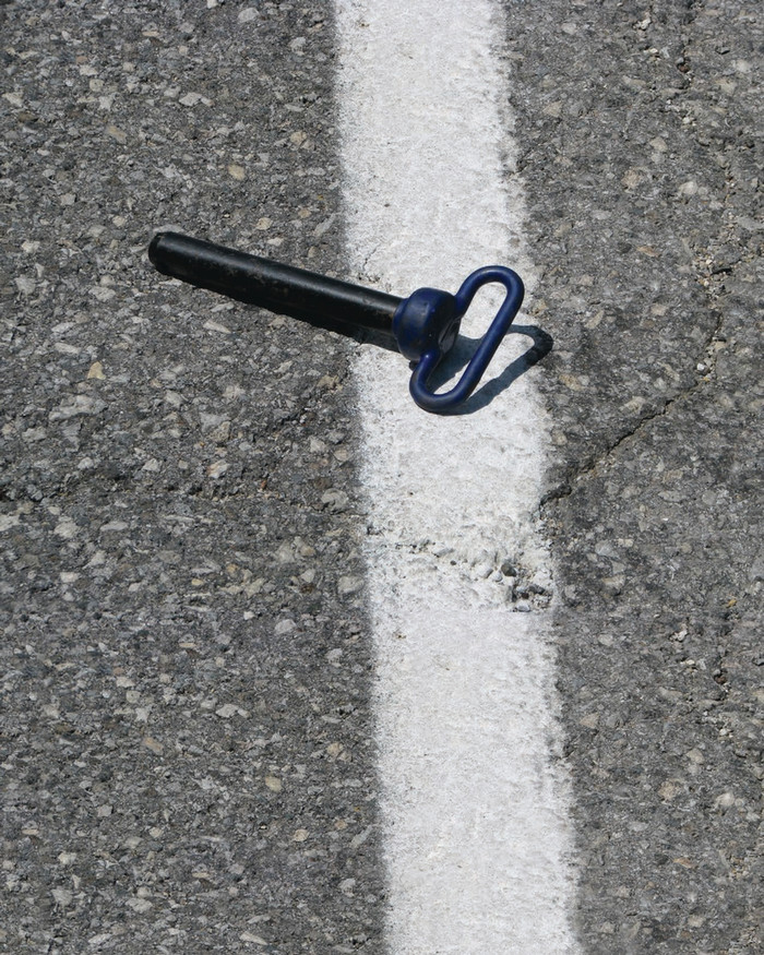 Hitch Pin on a road