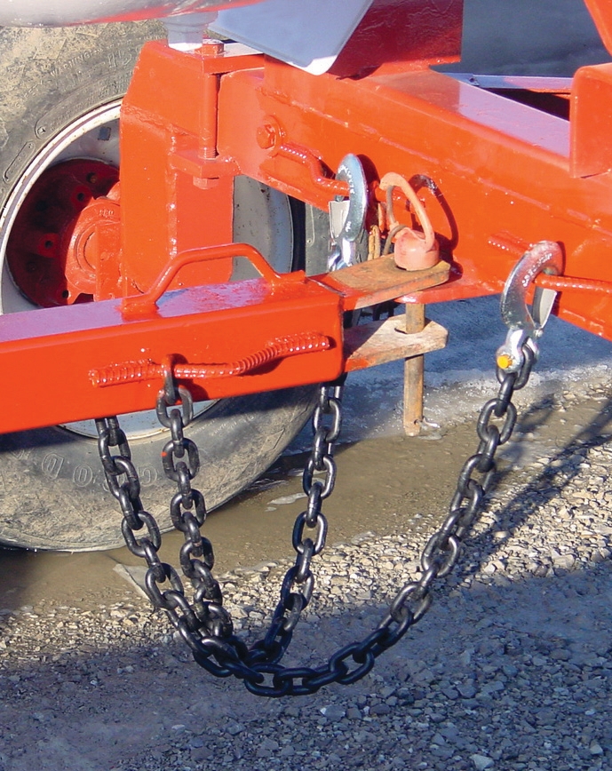 Connecting the Chain to the Tractor