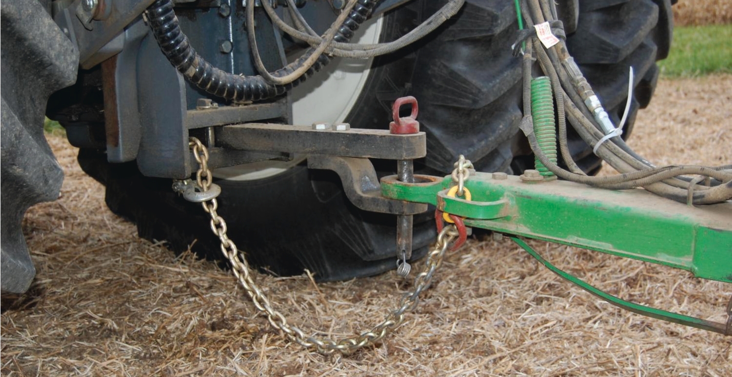 Truck with hitch pin