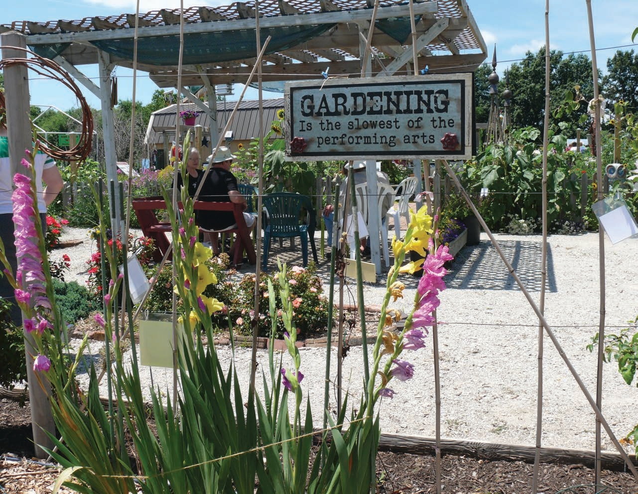 Garden area