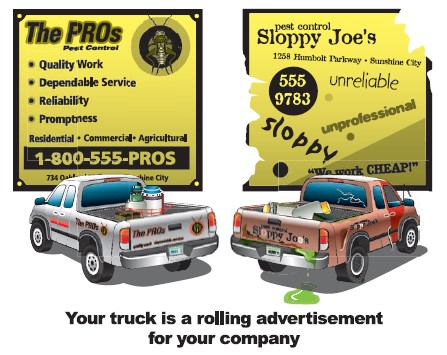 Ads on trucks