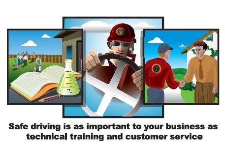 Infographic of safe driving