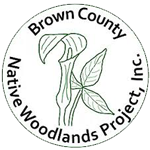 Brown County Native Woodlands Project logo.