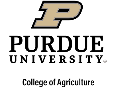 Purdue University College of Agriculture logo.