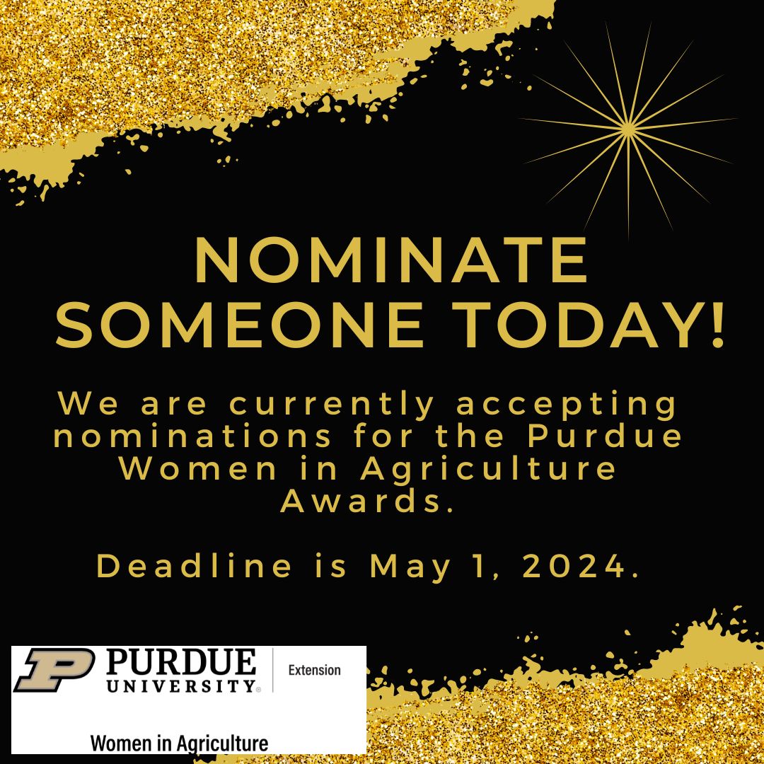 Nominate someone today brochure for awards to women in Agreiculture