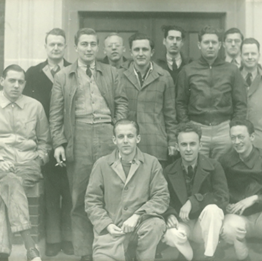 Forestry graduation photo from class of 1942.