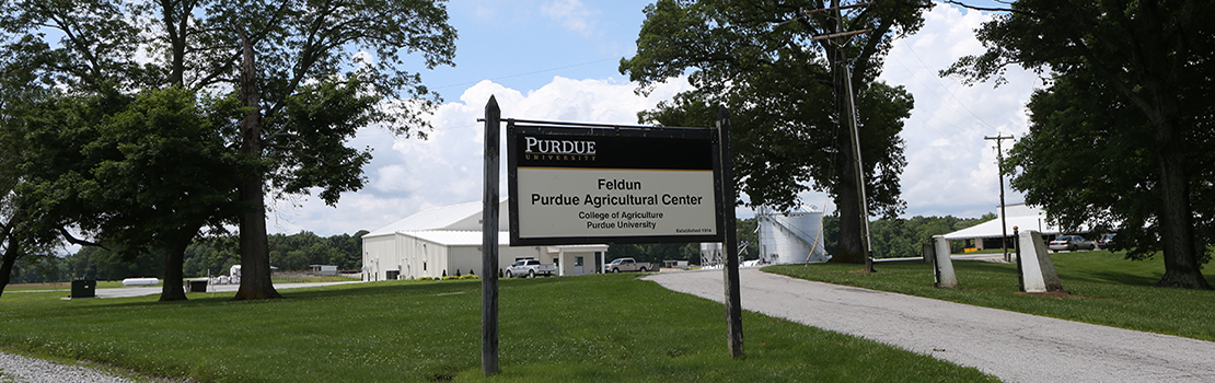 Feldun Purdue Ag Center building and sign.