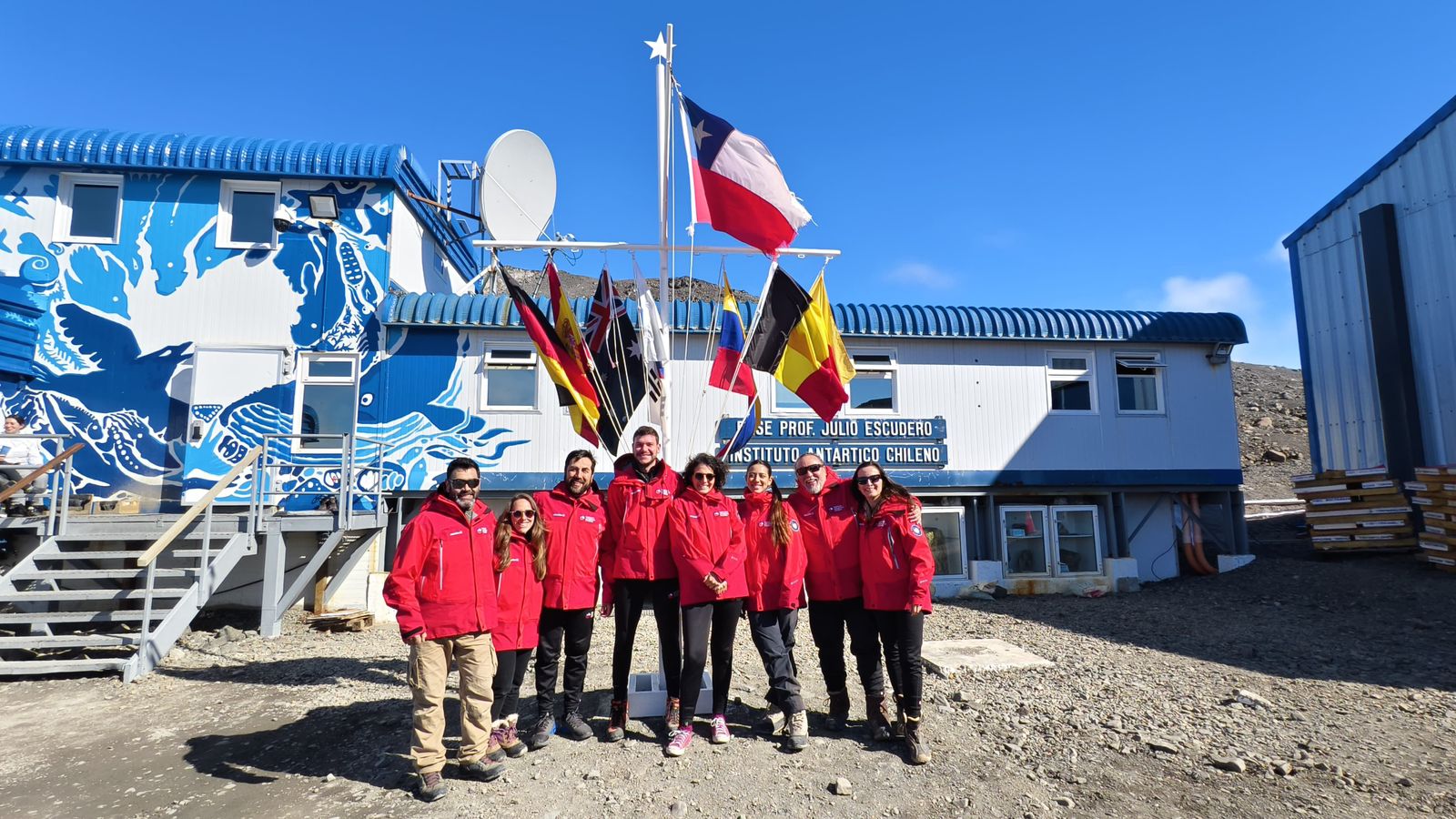 People in Antartica