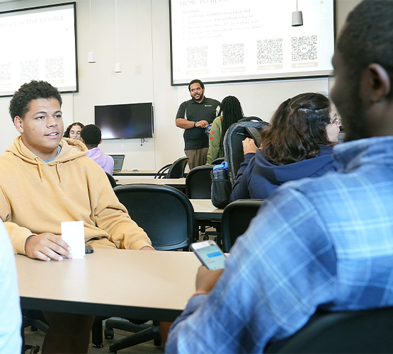 Student organization meeting