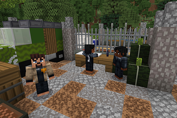 Avatars in Minecraft quest as they help hellbenders.