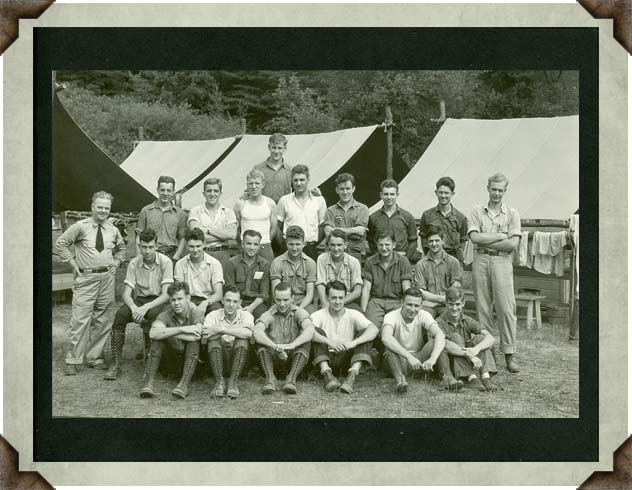 Summer Camp 1935 Side Camp Group Photo