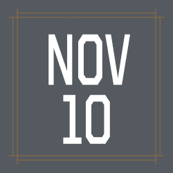 November 10th date tile