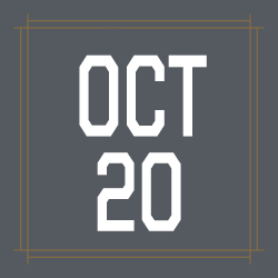 October 20th date tile