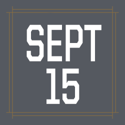 September 15th date tile