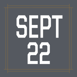 September 22nd date tile