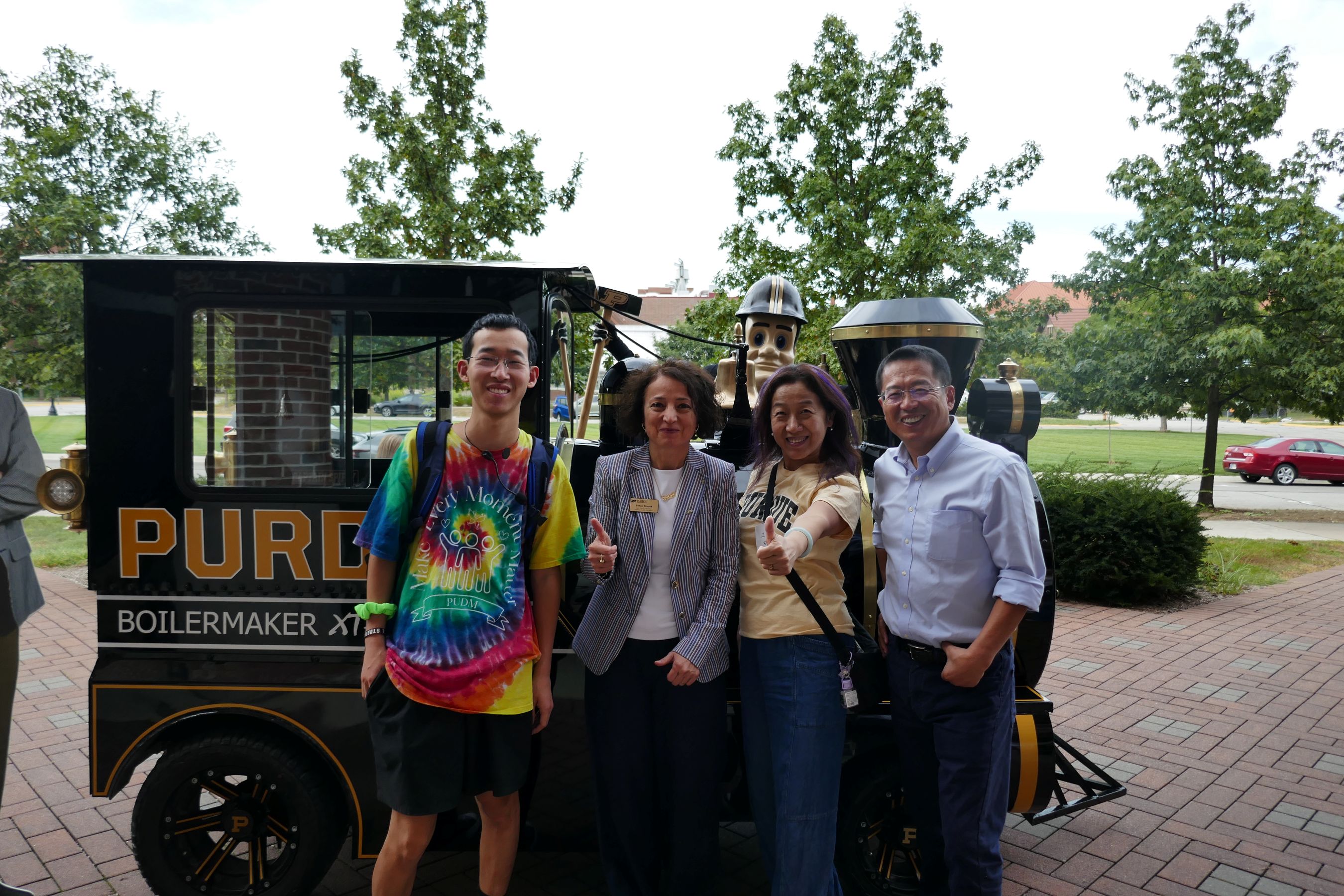 Group of people standing in front of Boilermaker X-tra Special Training