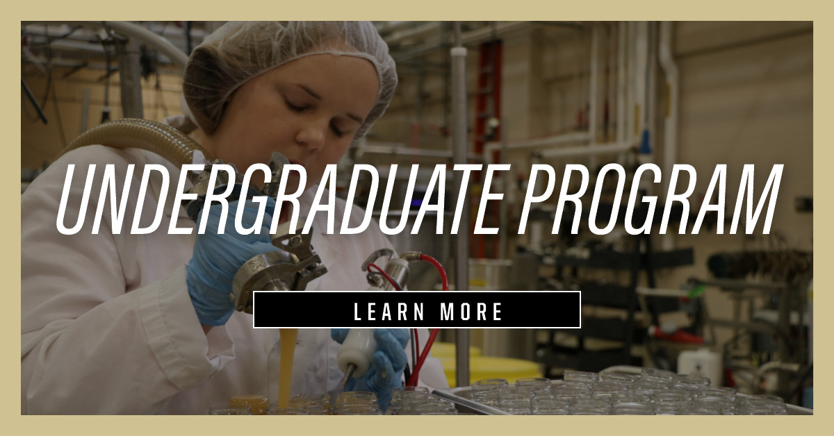 Learn more about the undergraduate food science program
