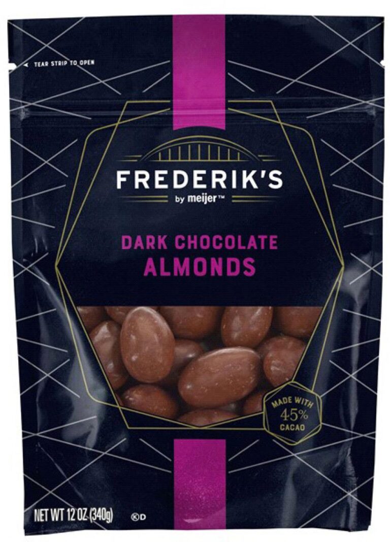 Frederik’s Dark Chocolate Almonds and Meijer Express Go Cup Dark Chocolate Almonds Recall