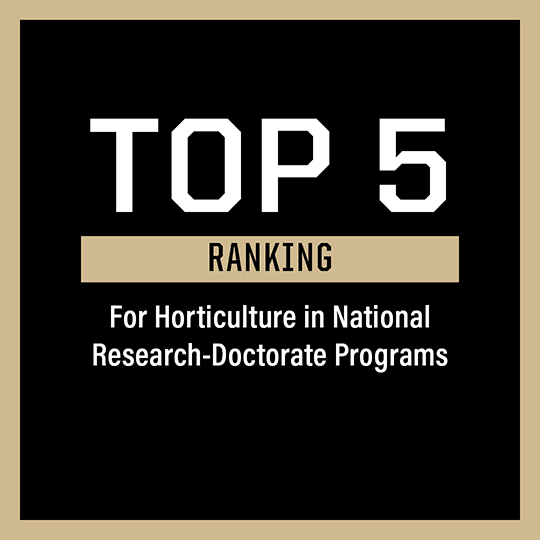 Top 5 in Horticulture Research-Doctorate Programs