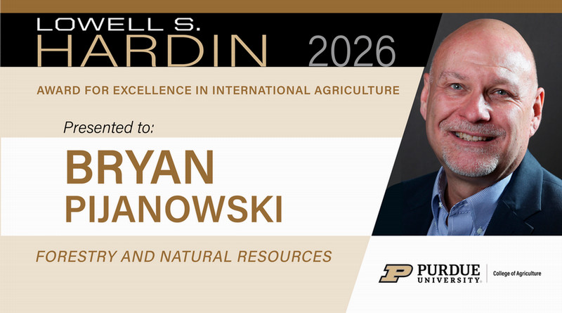 photo of Bryan Pijanowski 2026 Hardin awardee