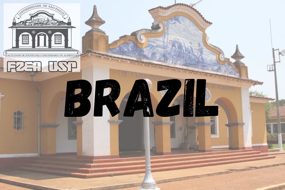 Univeridade de Sao Paulo at Pirassununga logo and building