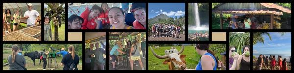 Collage of pictures from the Costa Rica spring break program.