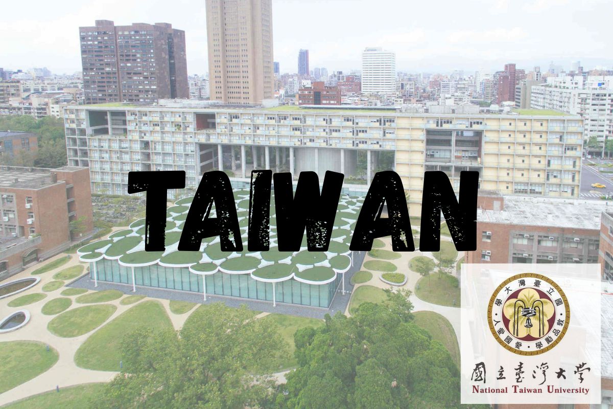 National Taiwan University logo and building