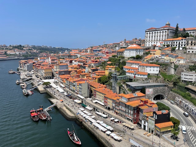 Landscape Picture of the city of Porto in Portugal