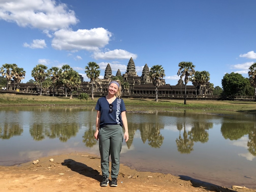 Leah Thompson in Cambodia