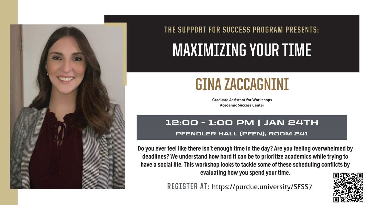 Maximizing your time - SFS Spring 2024