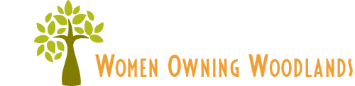 women owning woodlands logo