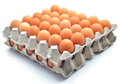 large carton of eggs