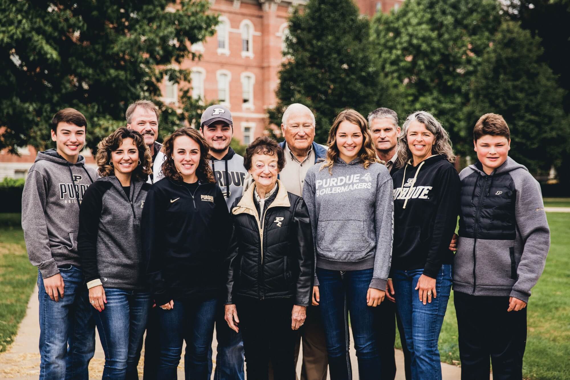 The Halderman family’s gift of a named chair was celebrated at Homecoming 2018.