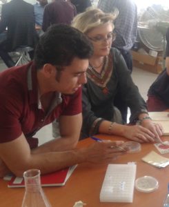 Students at table