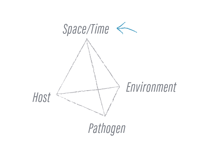 Space/time pyramid