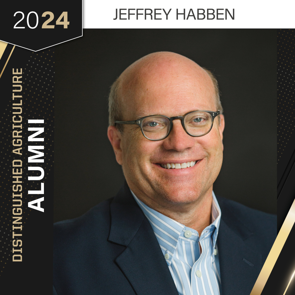 Jeffrey Habben - Distinguished Agriculture Alumni