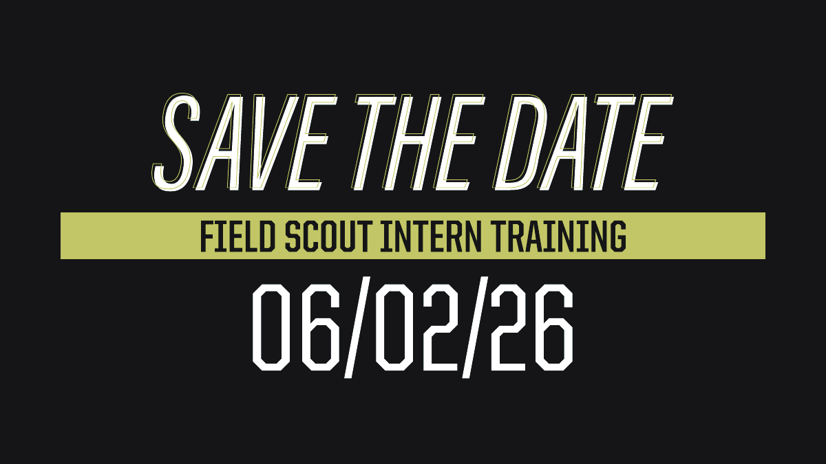 Field Scout Intern Training - Save the Date for June 2, 2026