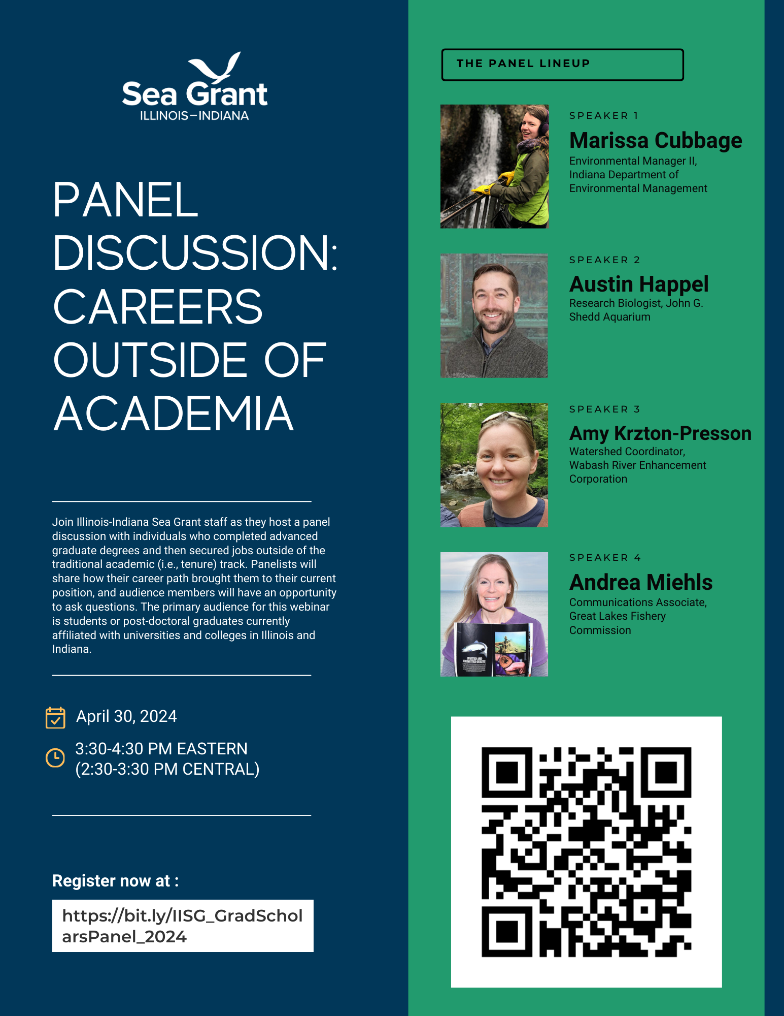 Flyer, IISG Panel Discussion: Careers Outside of Academia