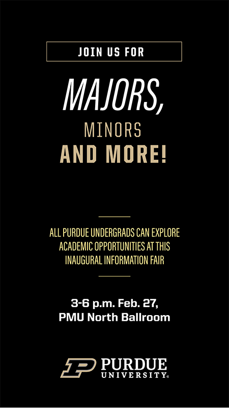 Majors, Minors and More Information Fair.