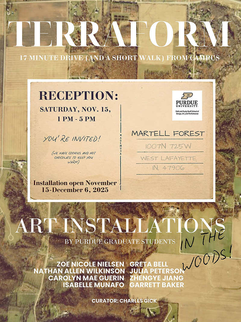 Terraform Art Installation flyer