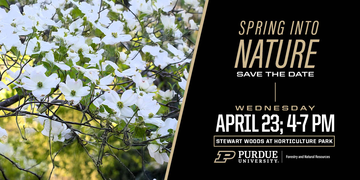 Spring into Nature save the date flyer